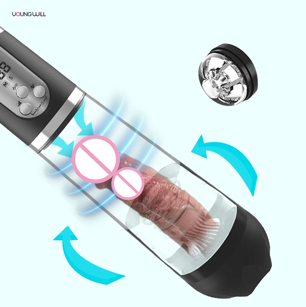 Erection Aid Digital Display Multifunctional Waterproof Vacuum Pump Electric Booster Erection Machine Male Medical