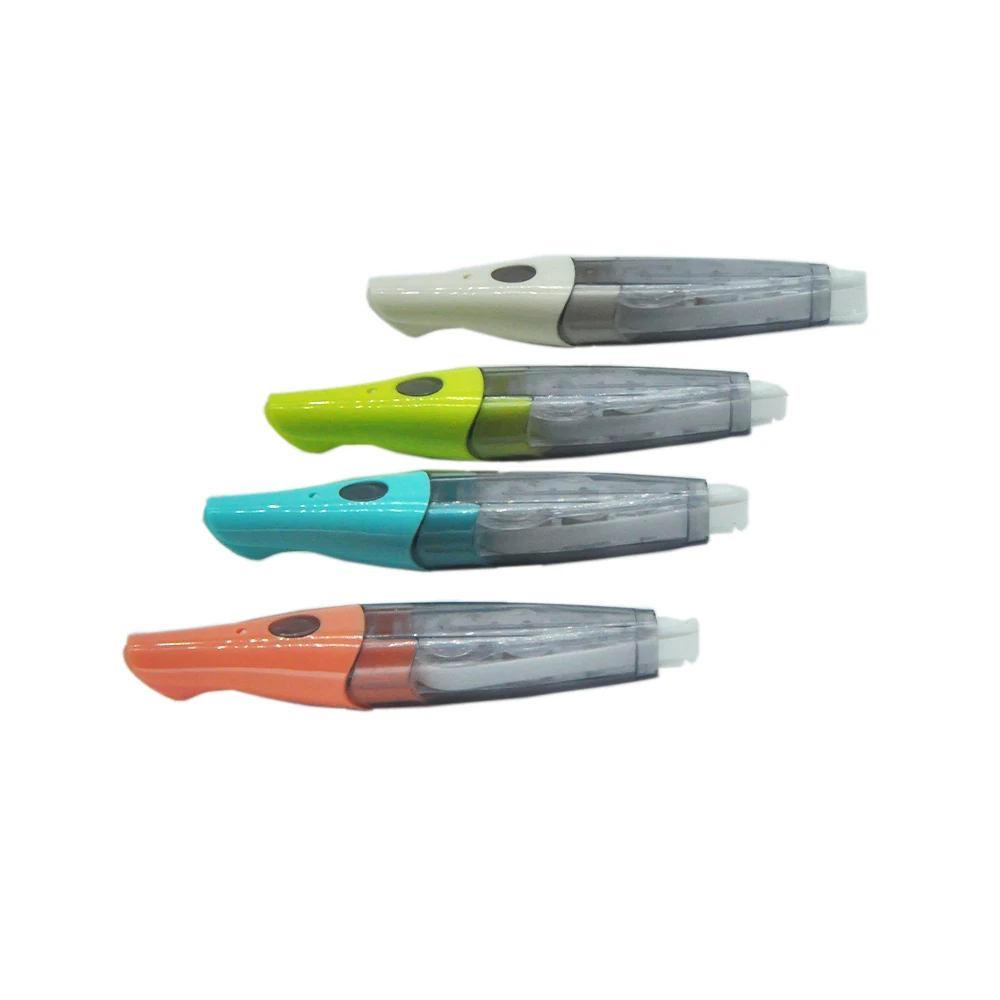 Plastic kids stationery student correction supplies colored  correction tape set