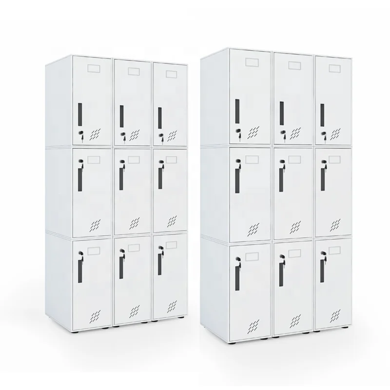 Hot Sale Metal Gym Power Coated Metal Storage Lockers 15 Doors Storage Locker