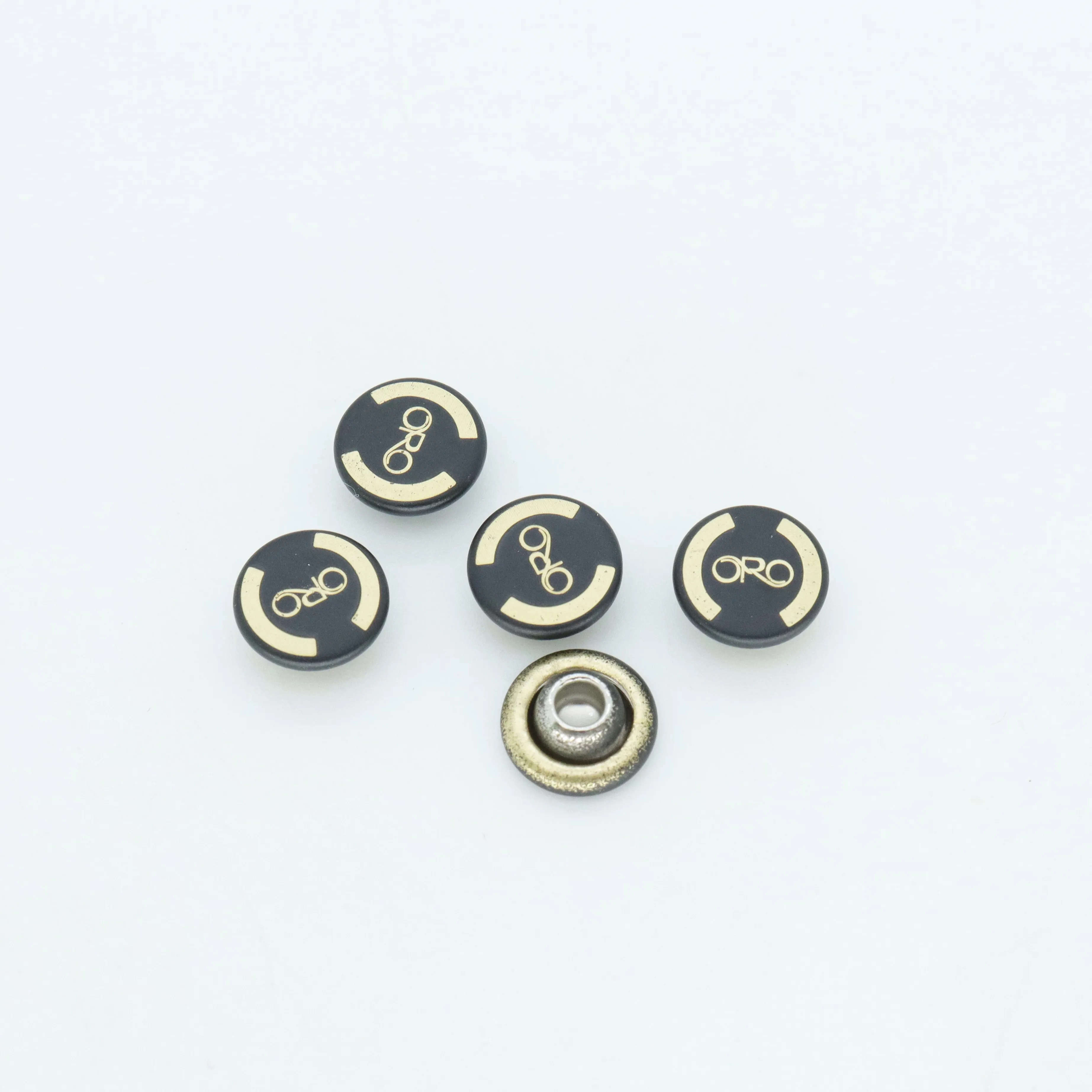 Джинсовые пуговицы с заклепками с индивидуальным логотипом, металлические джинсовые заклепки для модных аксессуаров одежды, пуговицы с заклепками