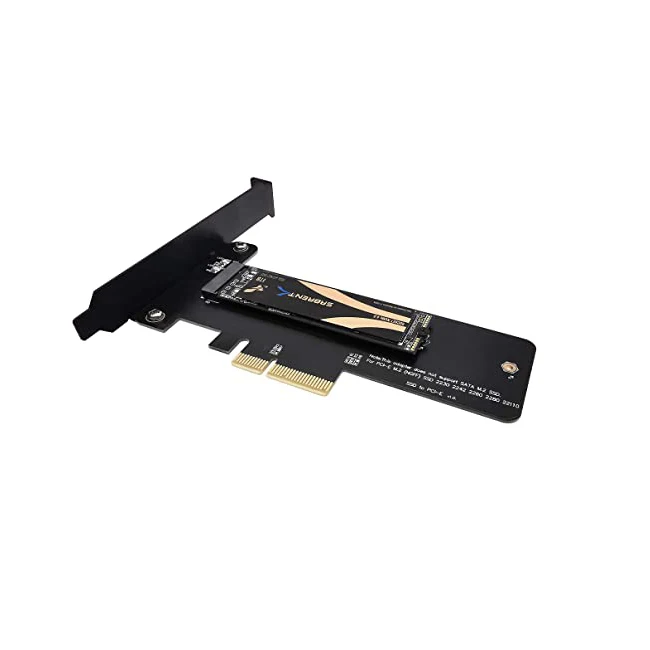 PCI Express M.2 SSD NGFF PCIe Card to PCIe 4.0 x4 M2 Adapter  Support M.2 PCIe 22110,2280, 2260, 2242