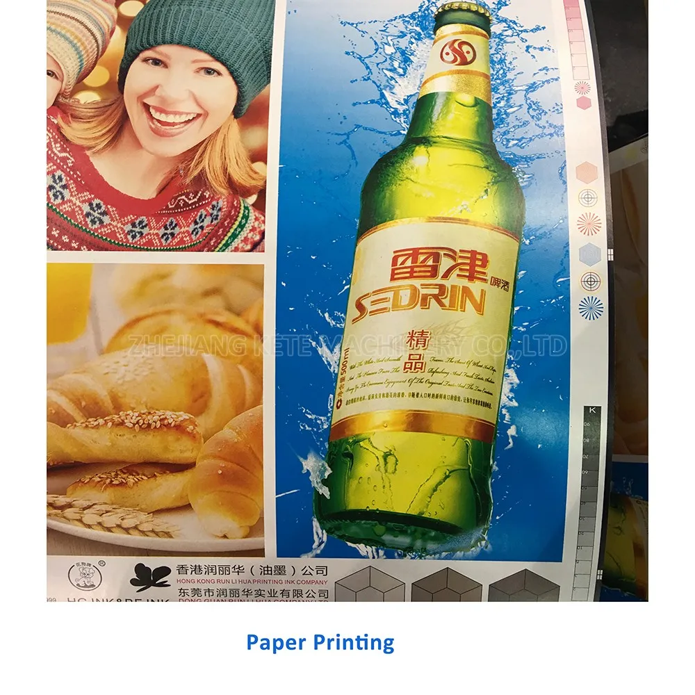 4 Color Flexographic Printing Machine Six Colour Ci Flexo Printing Machine Price Central Impression Paper Flexo Printing Press