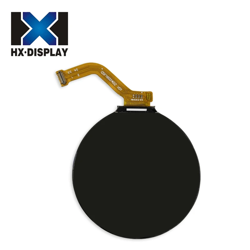 HongXian wholesale 1.6 inch round lcd 40 pin;1.6inch 400*400 Mipi Lcd 1.6 inch round lcd module