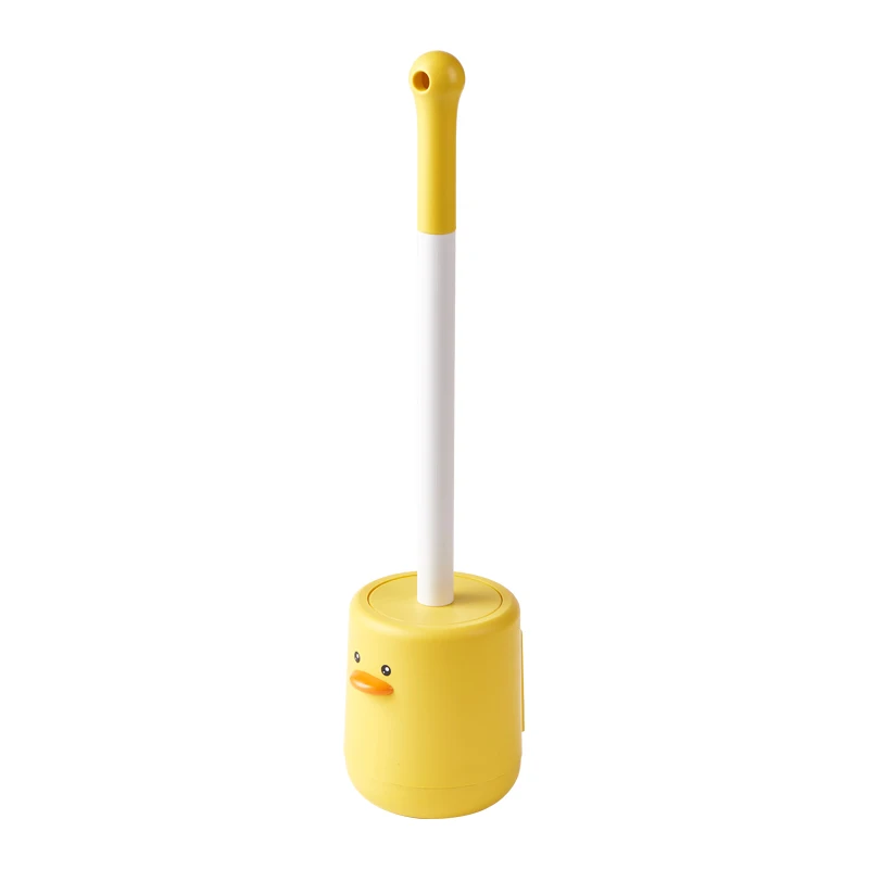 2022 plastic toilet brush  bathroom silicone toilet brush and holder set toilet bowl brush
