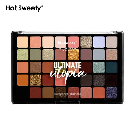 40 Colors High Pigmented Private Label Matte Glitter Eye Shadow Pressed Press Powder Makeup Eyeshadow Palette Wholesale