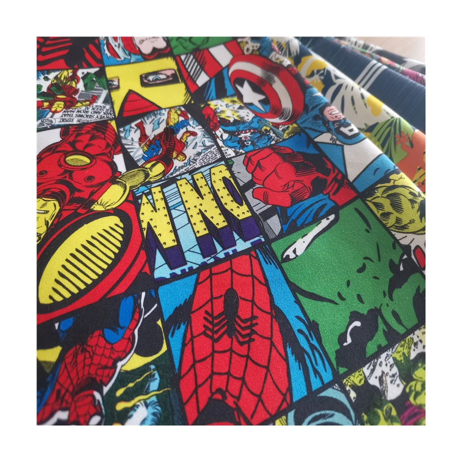 Chinese Supply 100% Polyester Elegant Natural Style Emboss Fabric