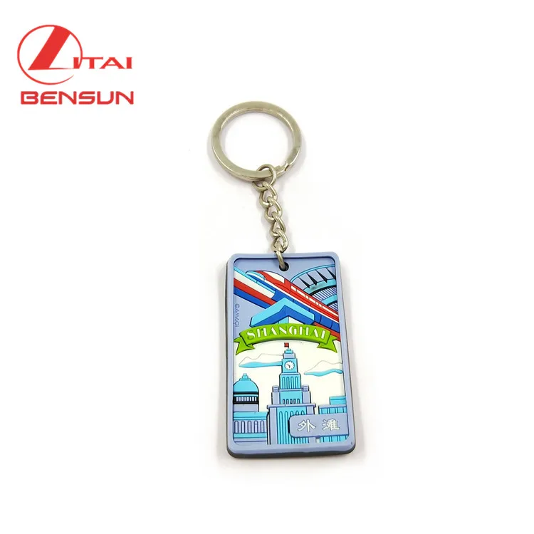 OEM Manufacturer 3d Keychain Made Custom creative soft pvc key chain rubber keychain for souvenir gift