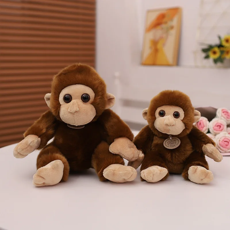 Cute and Dumb Monkey Doll Plush Toy Monkey Doll Children Sleep with Comforting Dolls