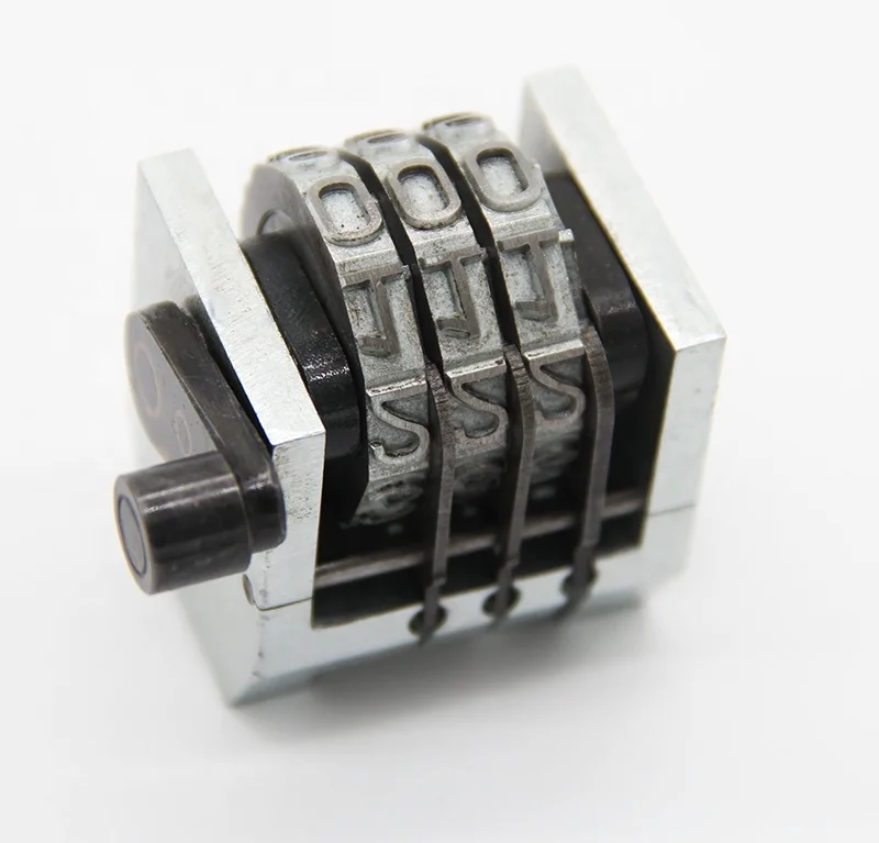 3digit Rotary type numbering machine numbering box numerator for multilith .Hamada offset machine