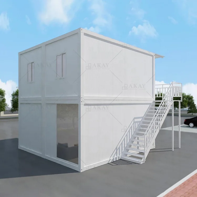 2 Storey Prefab Container Home Living Container Home Shipping Container Home With Bathroom And Toilet