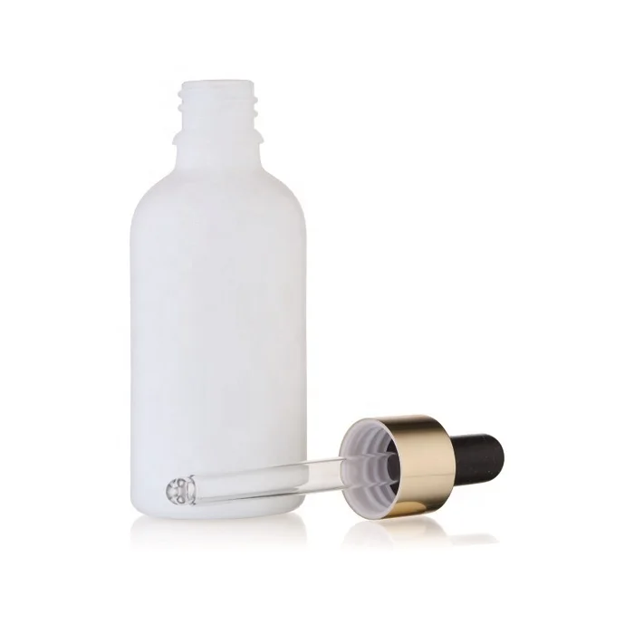 10/30/50ml white porcelain essential oil bottle Stock bottle Glue head dropper bottle