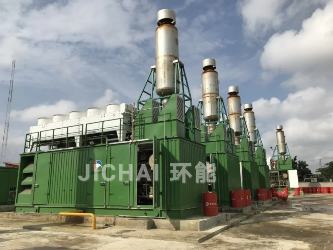 Электрогенератор с биогазовым двигателем 500 кВт 1