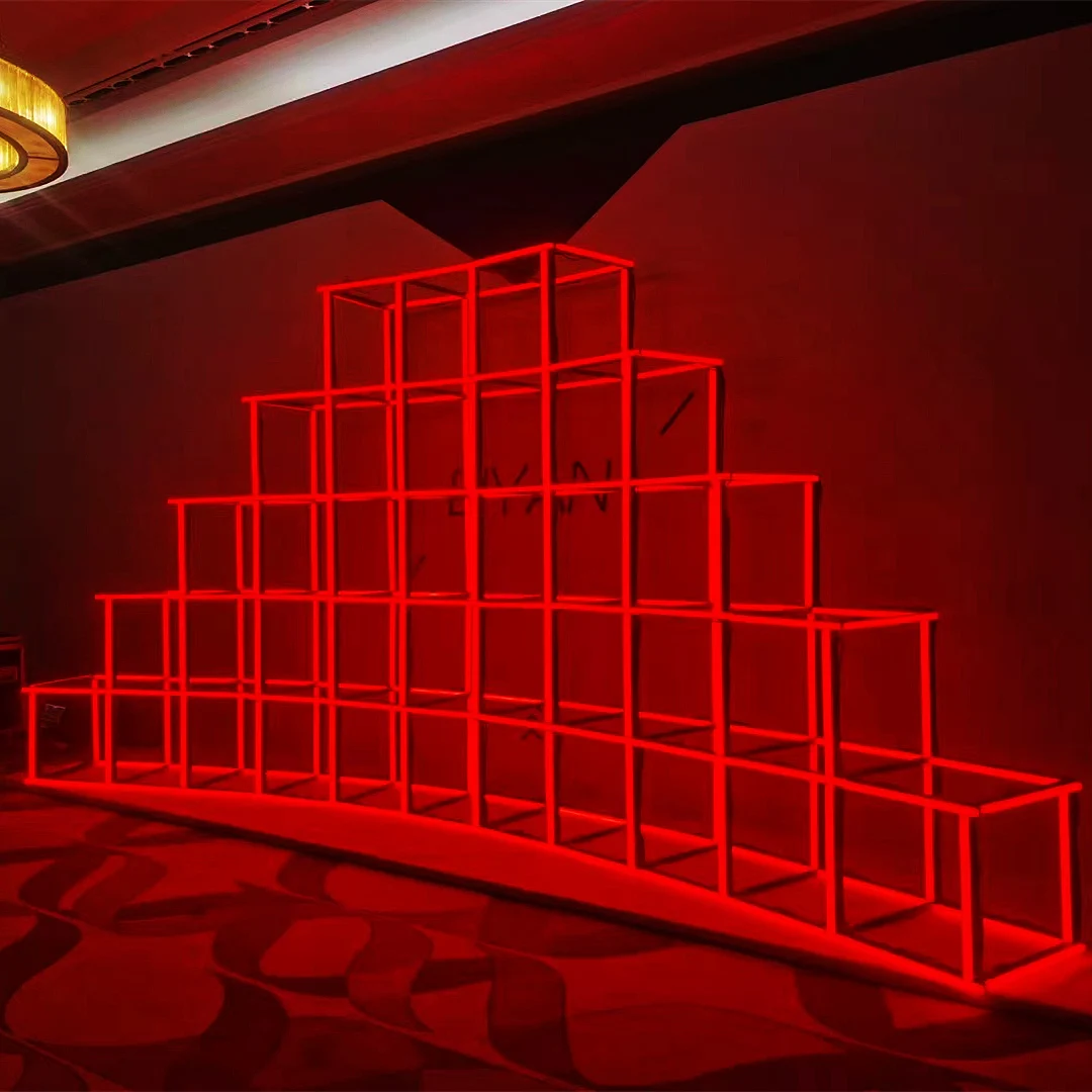 LED RGB Pixel Tube Light DMX 1m 360 Degree Tube Light RGB Colorful DMX Control LED Tunnel RGB Wedding Party Stage Lighting IP65