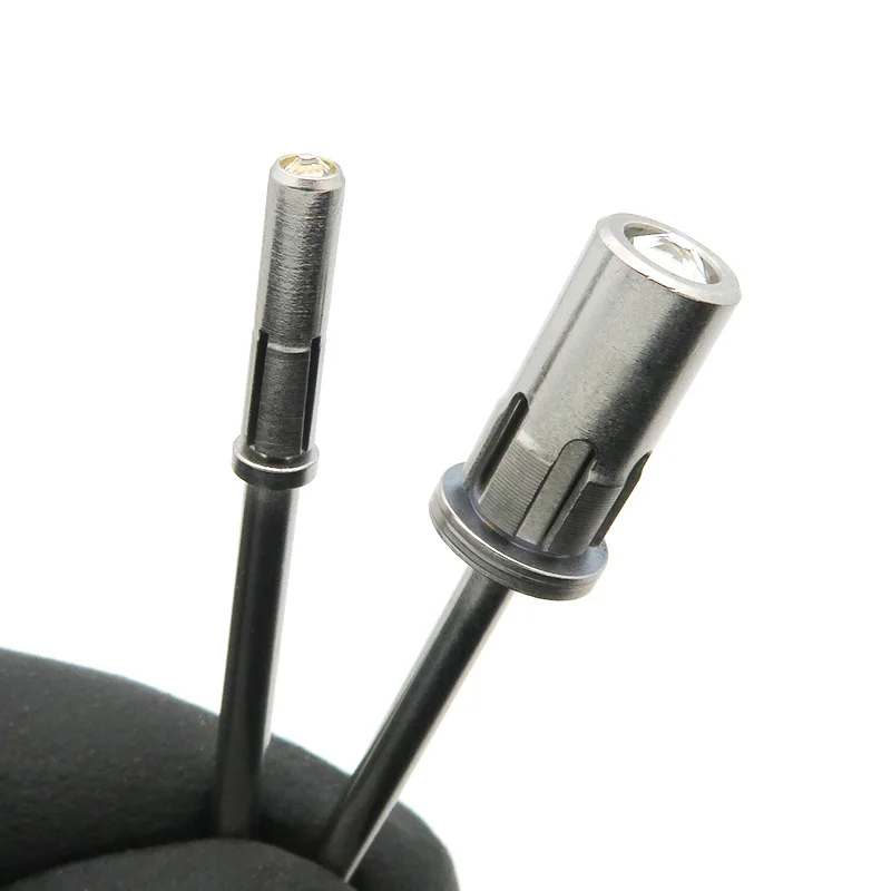 Manicure Pedicure Nail Sanding Band Mandrel Stainless Steel Crystal Easy-Off Holder Nail Drill Bit Sanding Sleeves