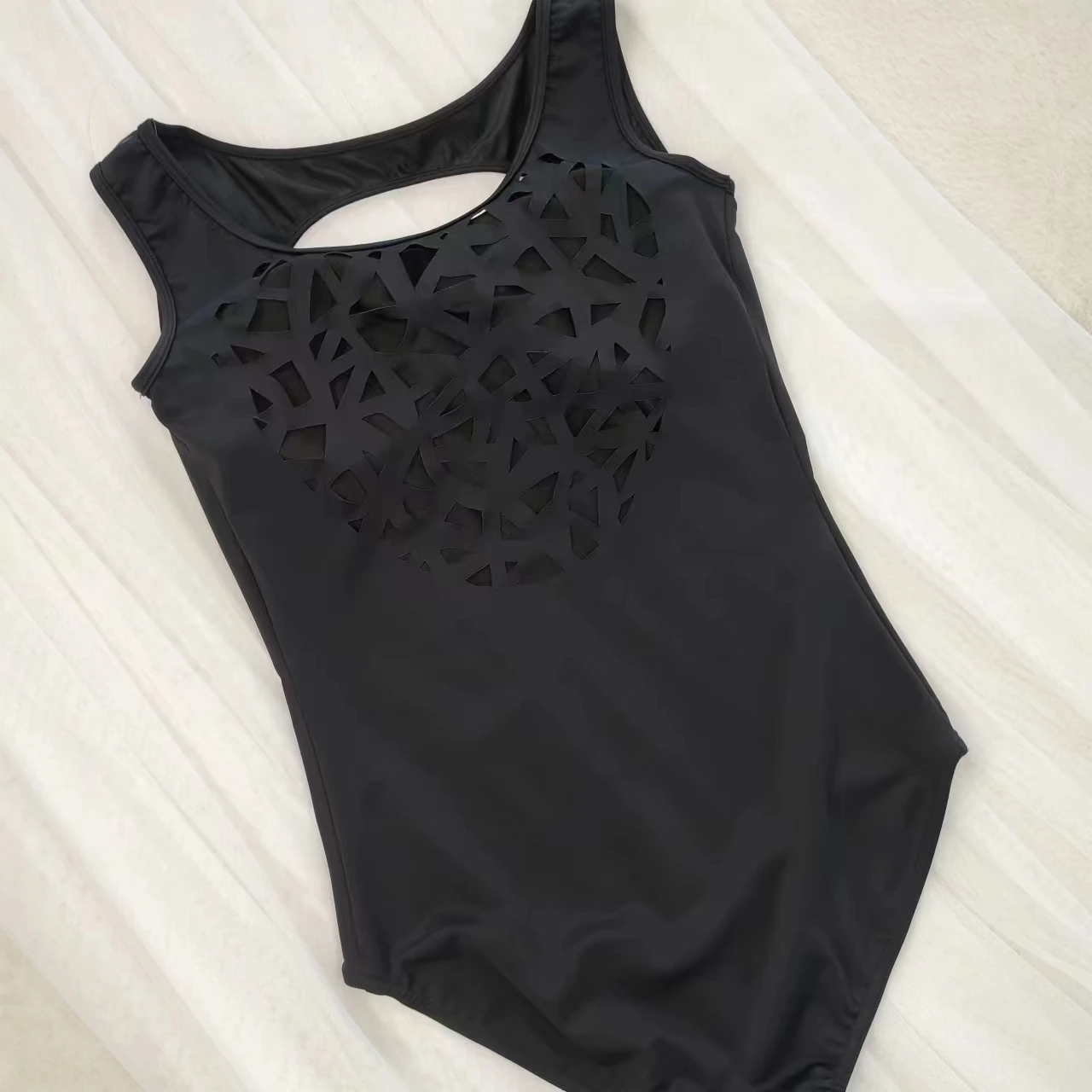 Custom Rhythmic Gymnastics Clothes Competition Leotards Sleeveless Leotards Women Adult