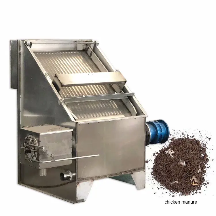 3% Discount Cow Dung Drying Machine/manure Dewatering Machine/cow Manure Machine with High