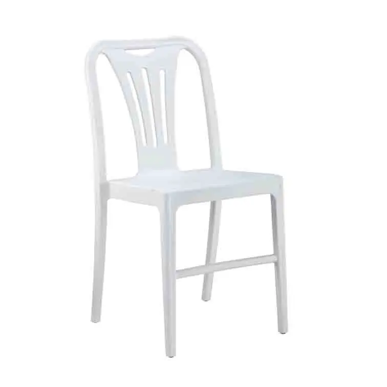 Cheap Furniture Style Coffee Chair All White Stacking Plastic Chairs For Dining Room