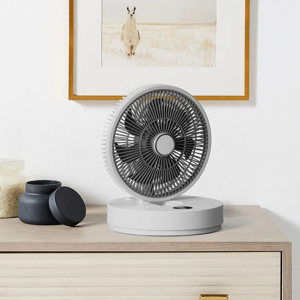 2022 new arrival Remote Control round fold/foldable/folding fan