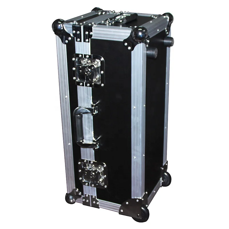 30mm aluminum frame denon mc4000 case turntable flight case with trolley