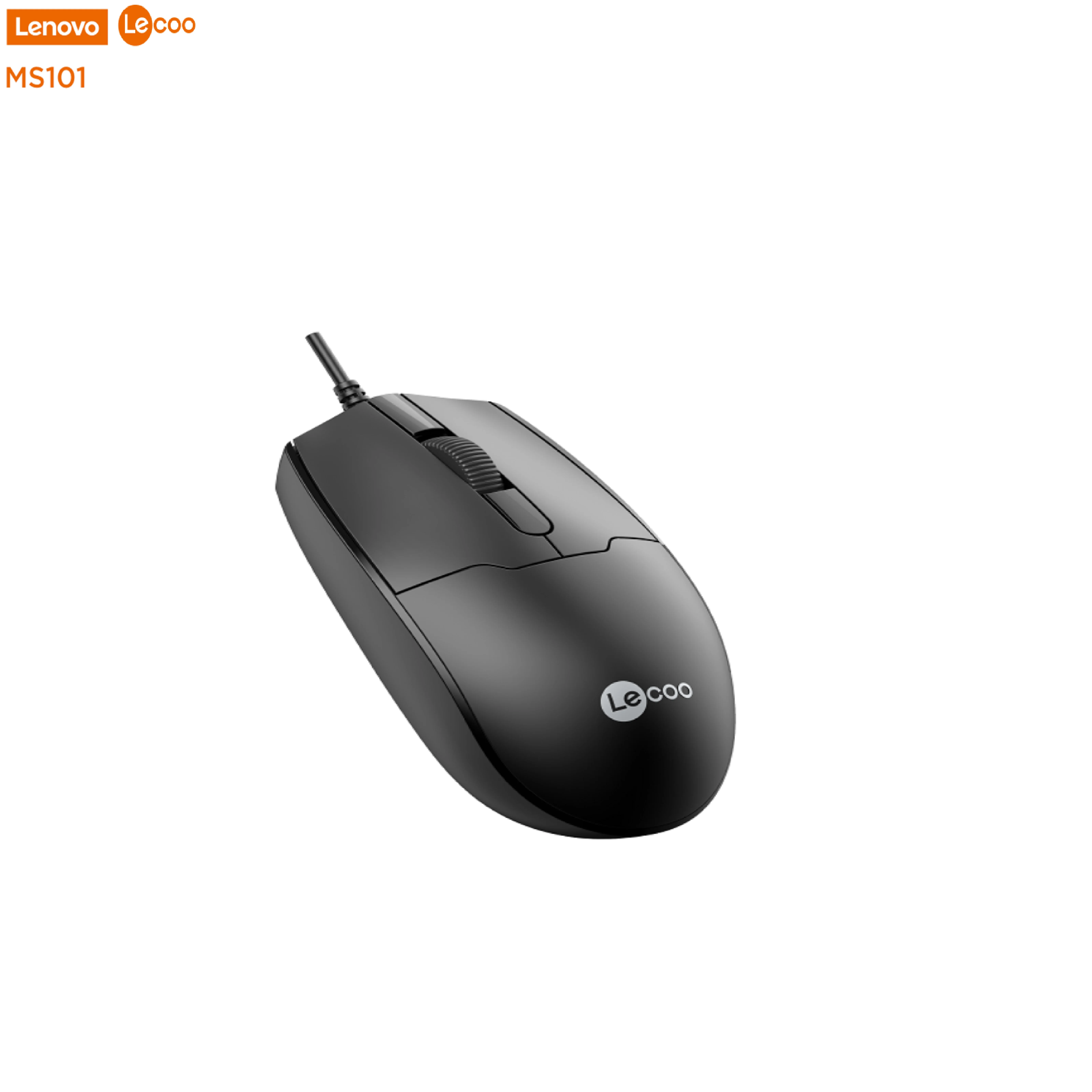Lenovo Lecoo MS101 Wired Mouse high quality mouse laptop computer accessories 1600DPI 4D portable usb wired mouse