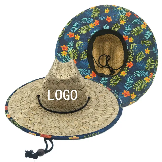 Australian Mexican Hot Sale Adults Summer Outdoor Straw Hat Beach Sunscreen Original Straw Hat With Custom Logo
