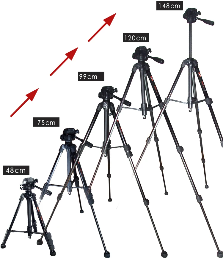 YuSen Professional Heavy Duty  Aluminum DSLR Cameras Stand Stable Tripod  Video Camera Tripod