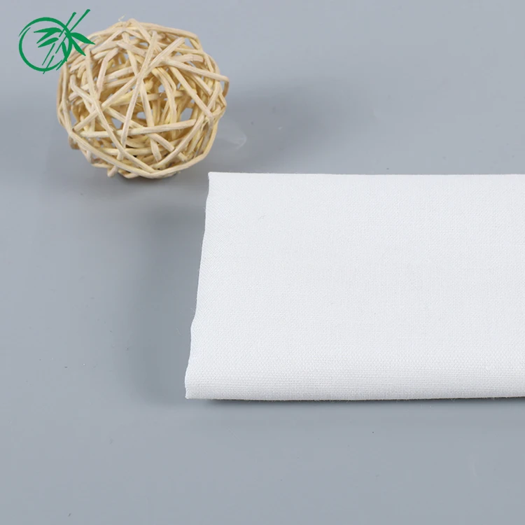 Comfortable plain wholesale linen rayon blend stock rayon fabric with slub for Dress