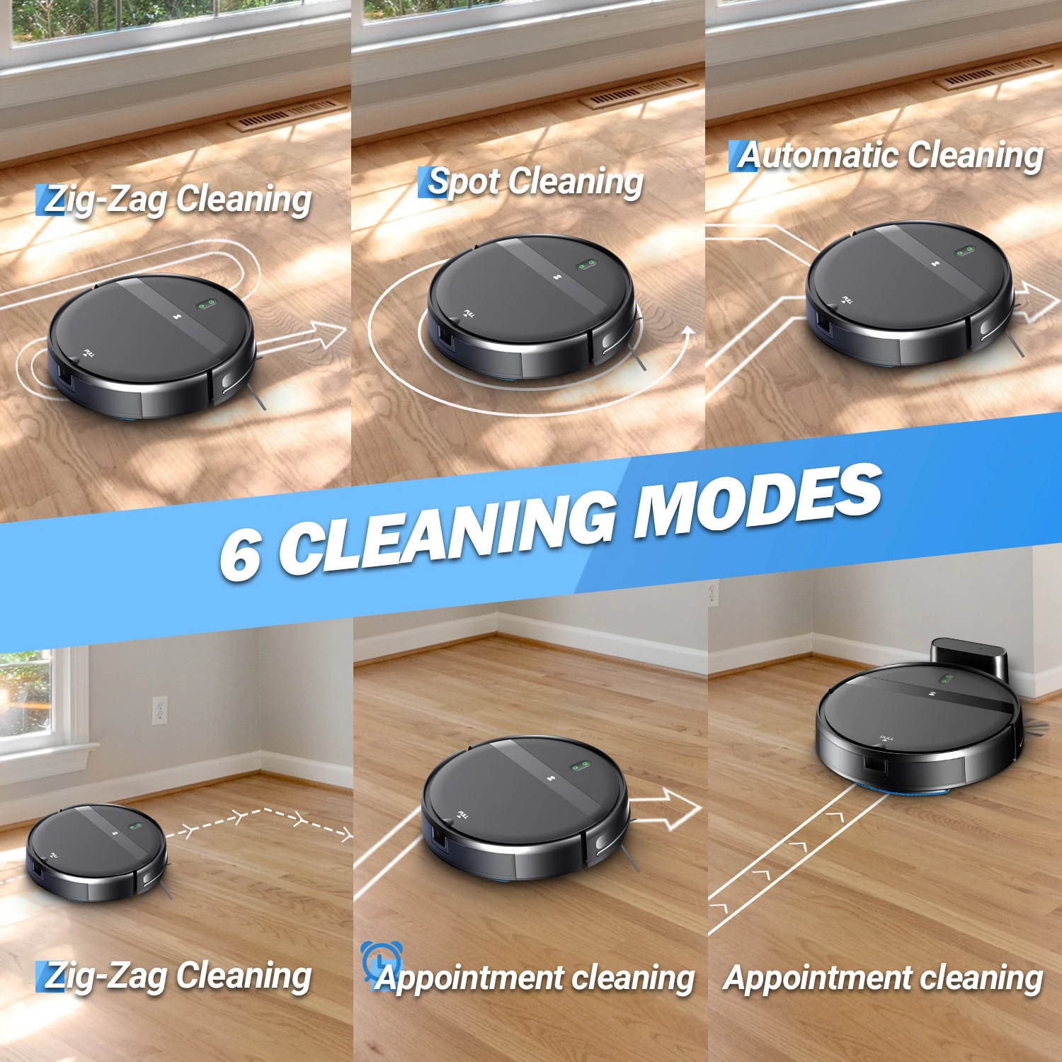 G20 Electric Robot Vacuum Cleaner Multifunctional Self-Cleaning Aspiradora Mop Smart Wet & Dry Mopping Function