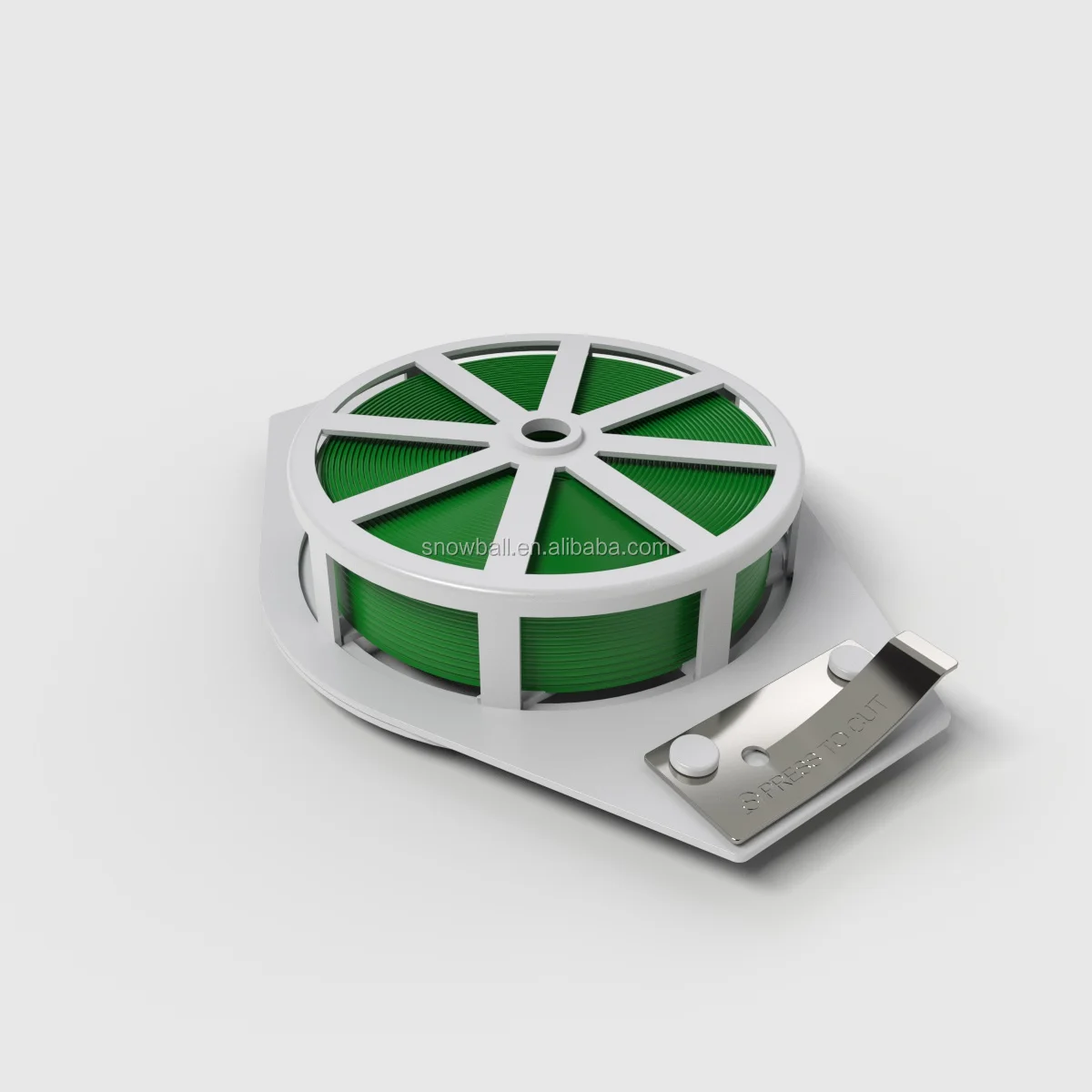 50 м пластиковая ПЭ/ПВХ крутящаяся шпуля с резаком садовый инструмент