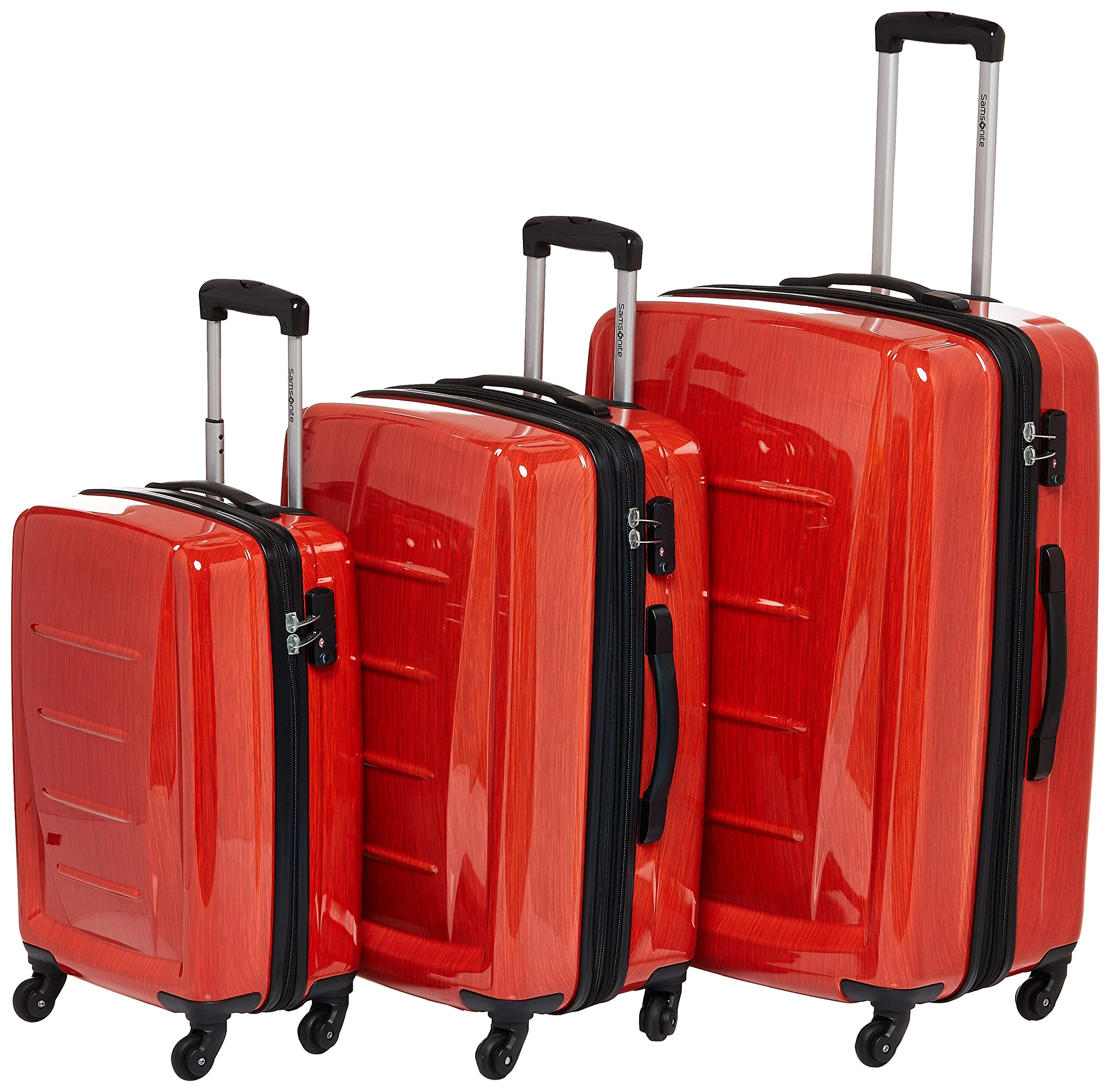 Safety Hardside Expandable Luggage with Spinner Wheels Checked-Large 28-Inch Travel Suitcase