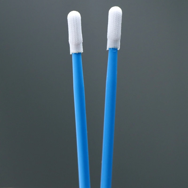 743 Lint Free Small ESD Cleanroom Swab Factory Detailing Cleaning Polyester Swab Suppliers