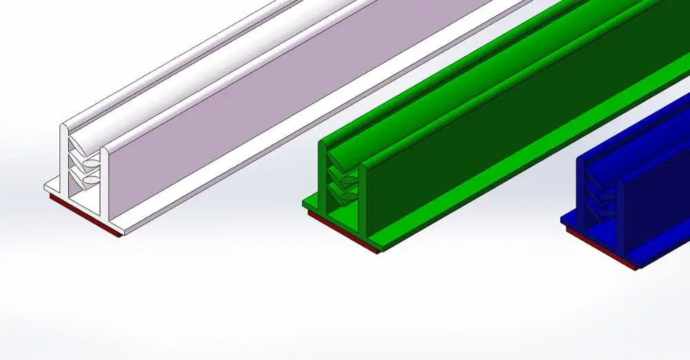 HZL Factory Flexible Custom Clear Plastic Display PVC Acrylic Supermarket Shelf Sign Gripper Grip Strip Card Holder Price Tag