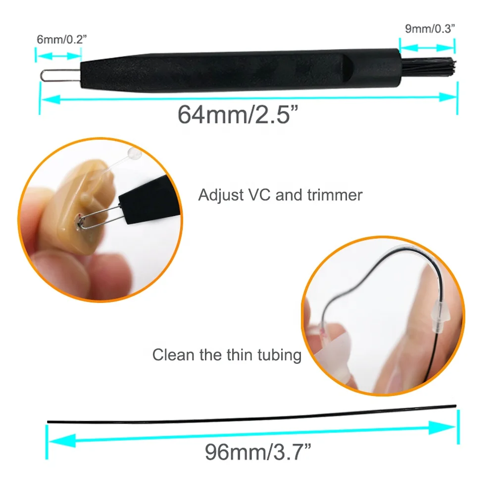 Hearing Aid Accessories High Quality Hearing Aid Vent Cleaner Cleaning Wire for Signia and Oticon Hearing Aids