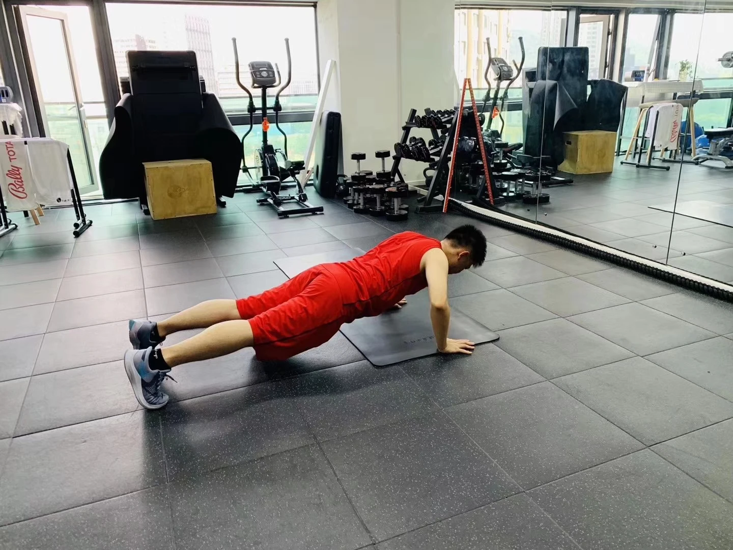 High density anti shock gym floor Rubber floor mats