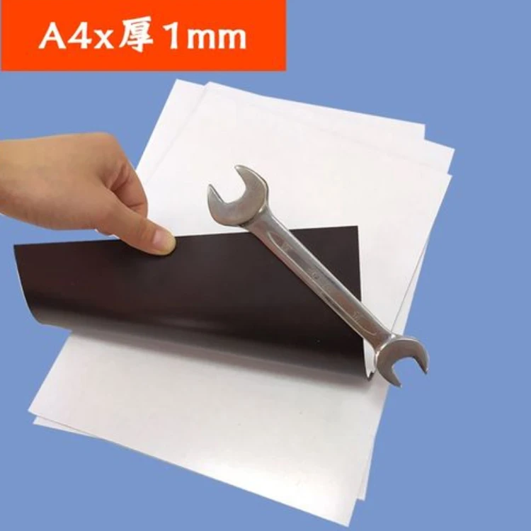 Magnetic Sheet with Adhesive Backing 8'x10' Flexible Magnetic Paper with Strong Self Adhesive Backing