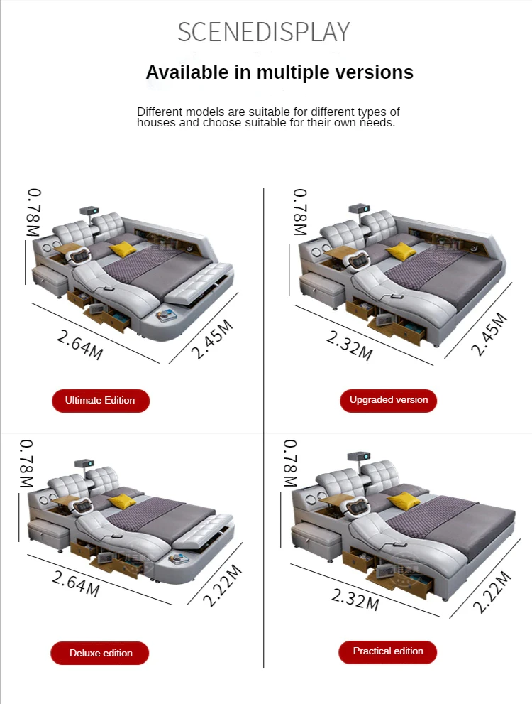 King size bed frame bedroom furniture luxury set luxury sets modern california double leather smart blanket super king size bed