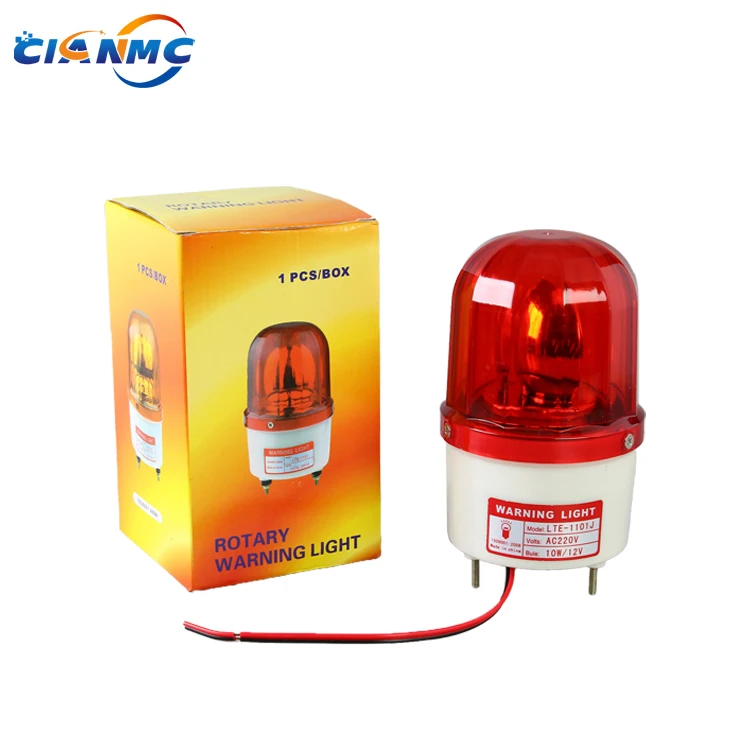Factory Whosale Hot Selling DC12V/24V/AC220V Electronic Strobe Siren With Rotary lighting And Large Sound Alarm