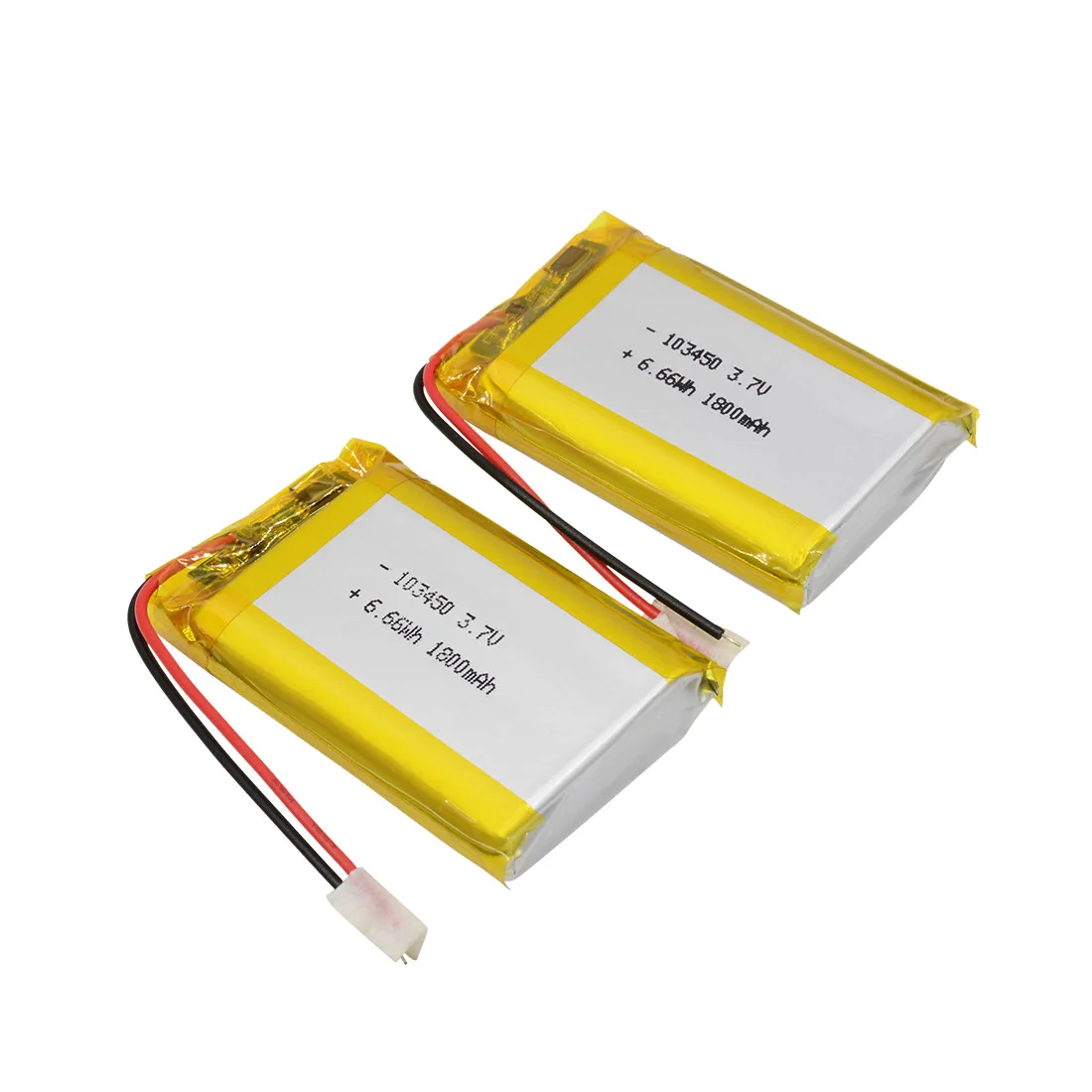 103450 CE MSDS KC Approve Li Polymer Battery 3.7v 1800mah Turnigy Lipo Battery For Hydrogen Water Maker