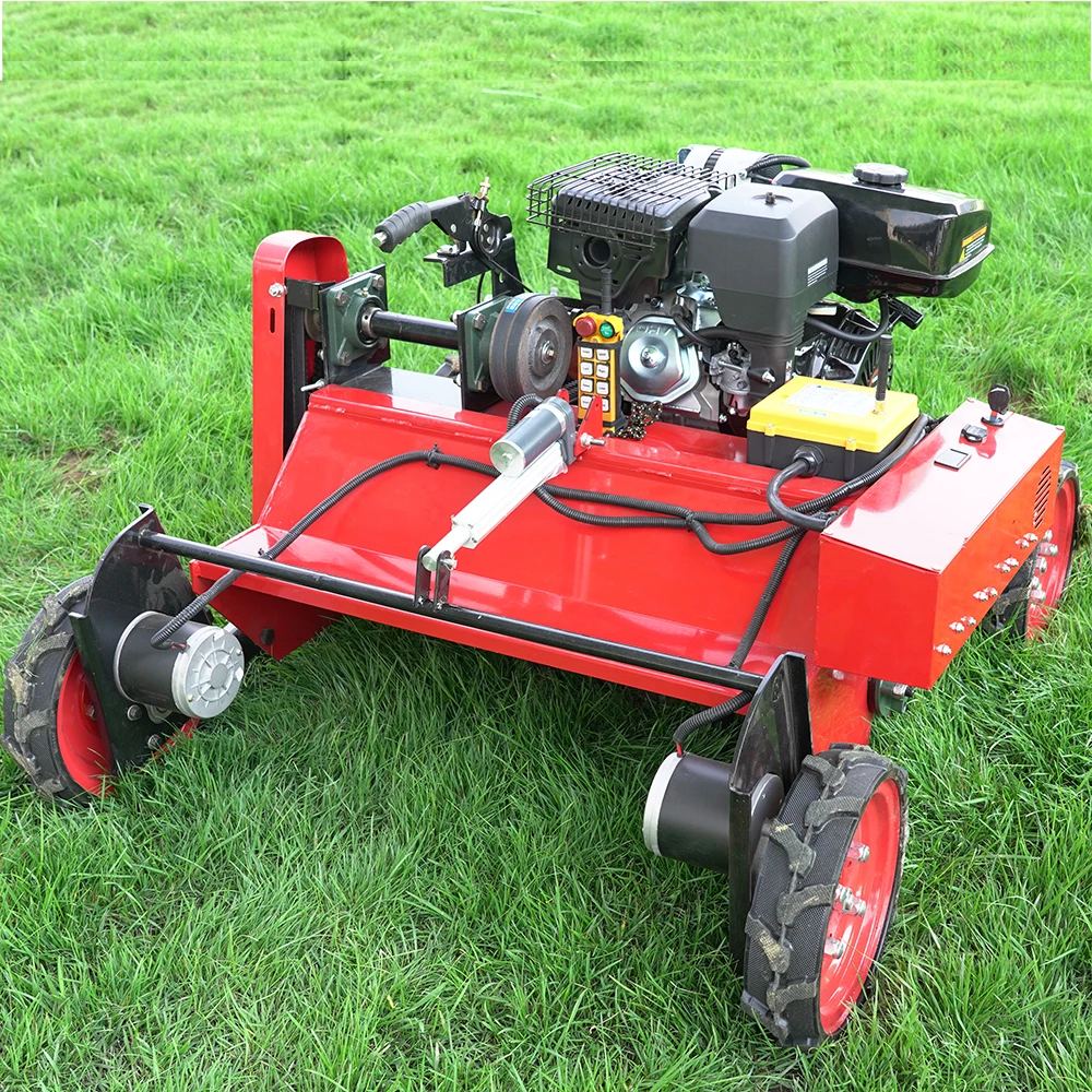 2024 new MJYL Wide Wheel Throwing Knife Mower - Remote Control Mower - 800mm Mowing Width