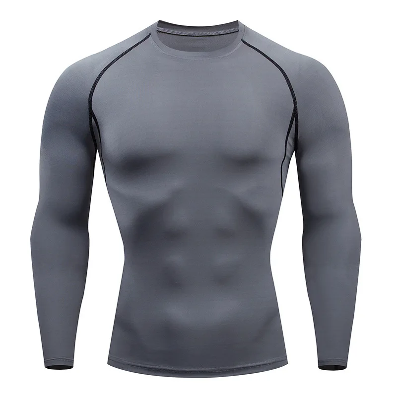 2024 New Long Sleeved Custom Clothing for Running Basketball, Sports Training Breathable Tight Fitting High Elastic Speed Drying