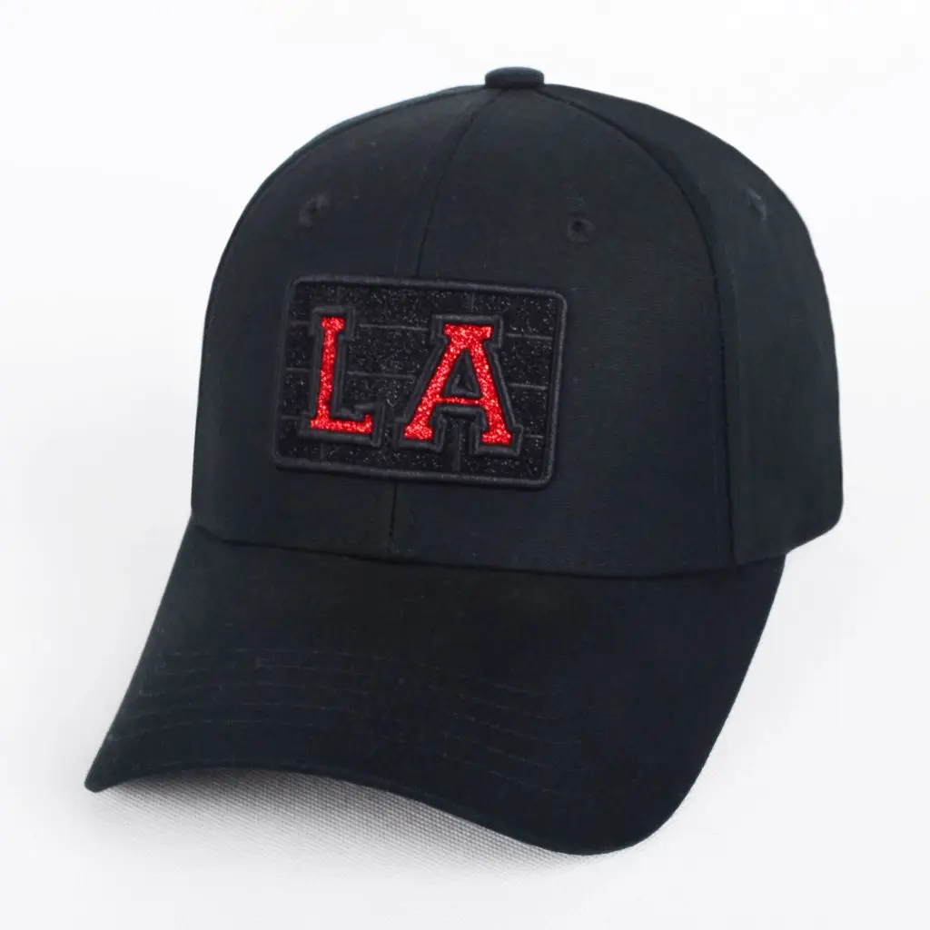 100% Cotton 940 Baseball Cap for Dad Fashionable Black Sports Hat with Customized Embroidered Logo Printed Pattern Wholesale