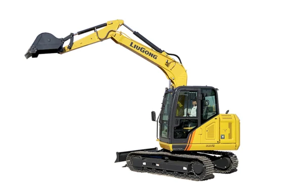 7.5Ton Liugong Mini Crawler Excavator 9075F With Yanmar Engine Mini Digger