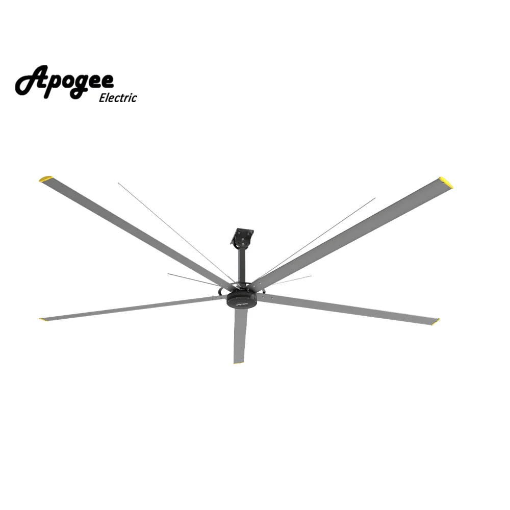 Shopping mall use 10ft  5 blades big industrial hvls ceiling fans with PMSM Motor