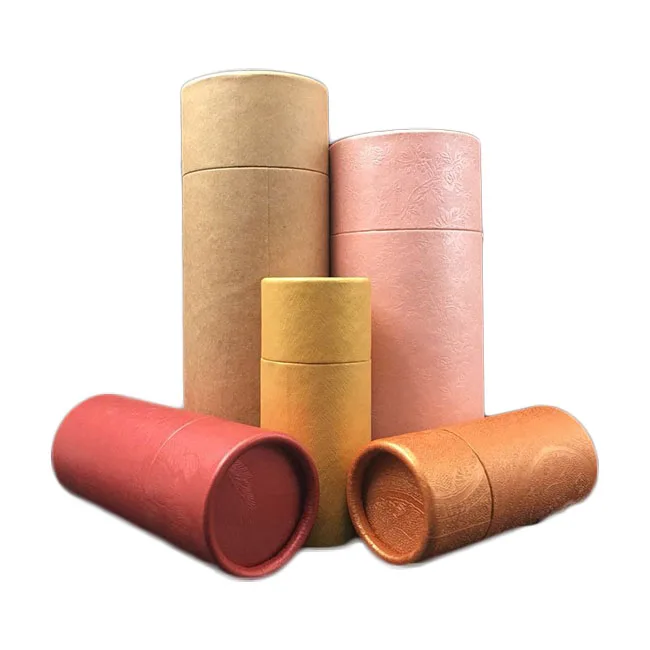 Hot New Products paper lipstick tube cylinder kraft paper tube biodegradable cardboard paper tube