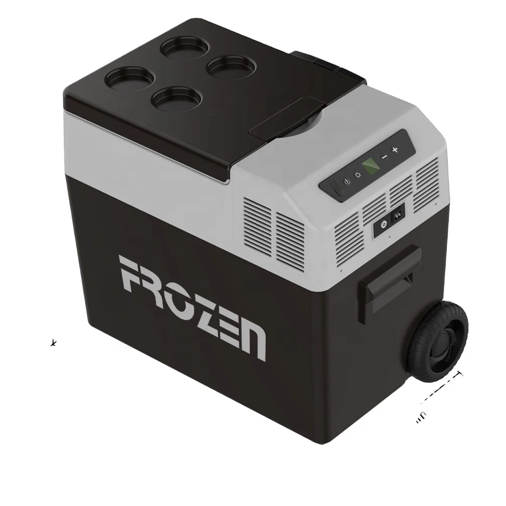 The Best Selling Ac Dc 12v/24v Portable Refrigerator Cooler 45L Portable Cooler Mini Camping Fridge Outdoor Freezer Car