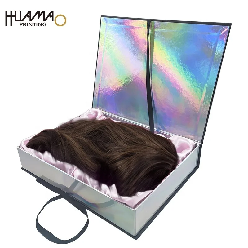 Tempered Glass Packing Box Caja Pizza Carton Foil Balloon Bolsas Papel Kraft Chinese New Year Gift Box Packaging Wig Packaging