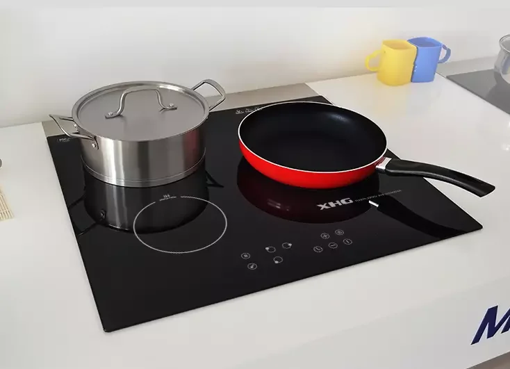 KC CB 220V 3 индукционная плита 220v Новый дизайн три горелки бытовая с немецким IGBT