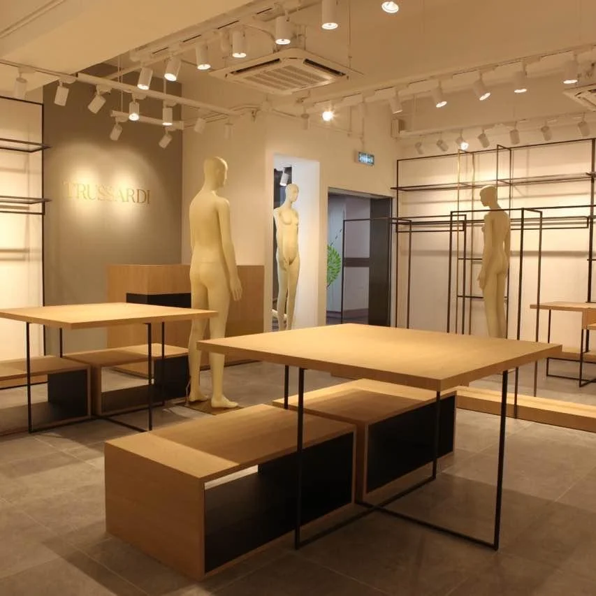 High Fashion Customized Moderne retail store fixtures Shop Furniture shop fittings retail for Various Scene Display Shelf Design