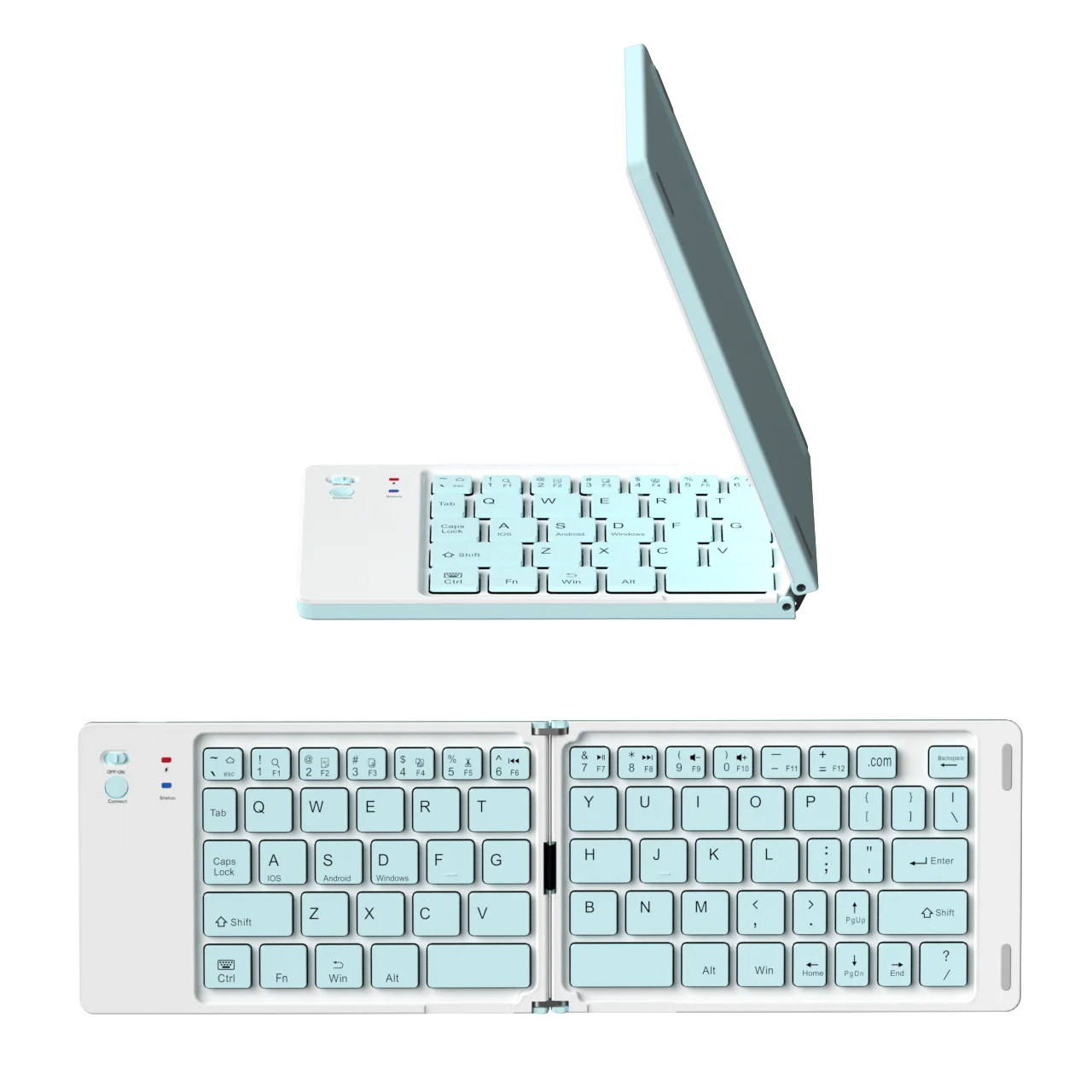 Wireless Foldable Tablet Laptop Mini Keypad Phone Phones Portable Folding Small Keyboards Bluetooth Keyboard