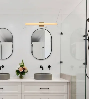 High Quality Aluminum Durable PC Diffuser Bathroom LED CCT 3000K 4000K Vanity Light Ip44 Mirror Lamp